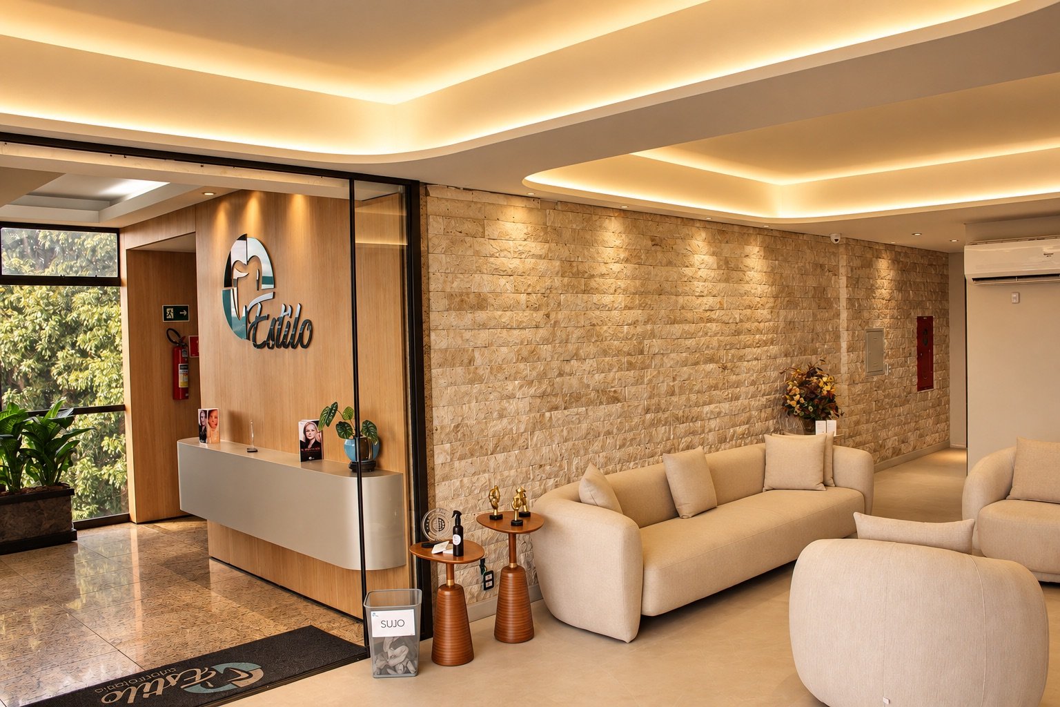 Lounge da Clínica Estilo
